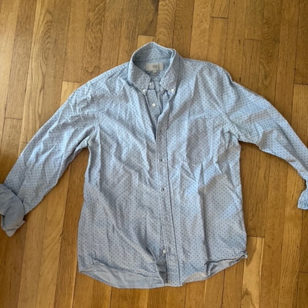 Jack Spade Polka Dot Men's Shirt L large